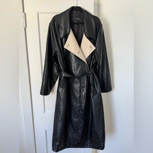 Eloquii Pleather Trench Jacket